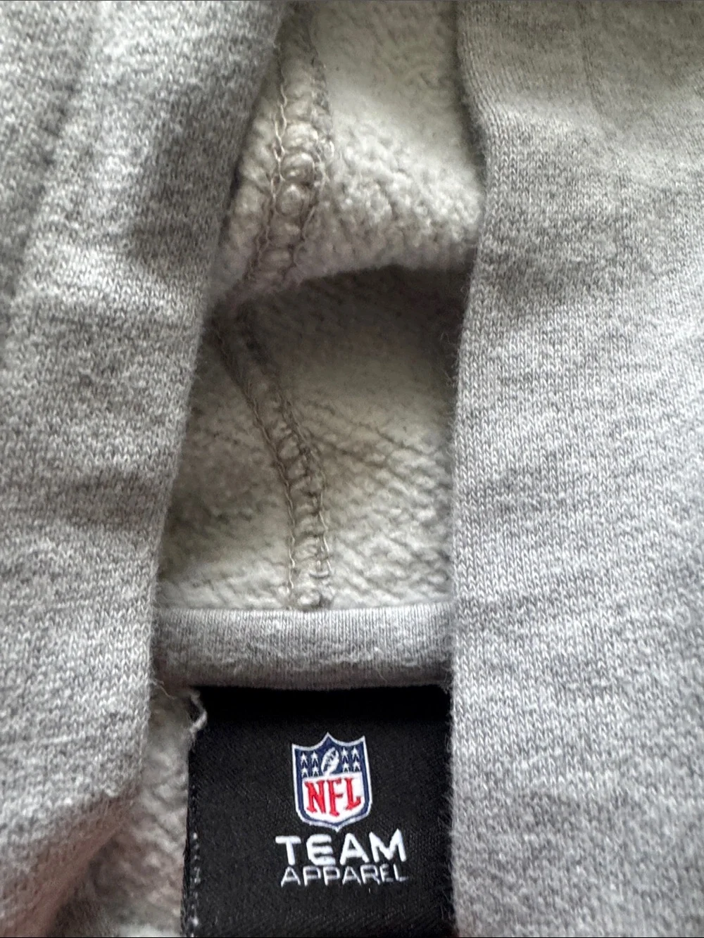 NFL Chicago Bears Gray Pullover Hoodie with Orange Logo
